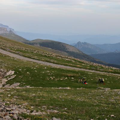Bivouac quatro estrellas à la Brecha de Arazas
