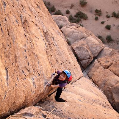 Céline dans le Mur de Merlin