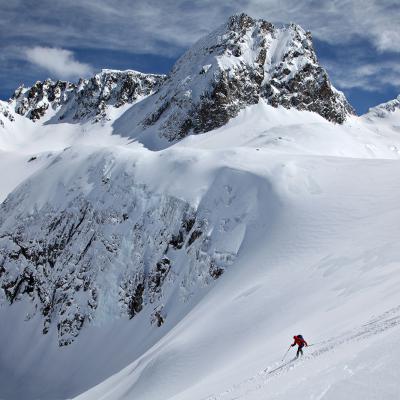 Descente devant le Néouvielle