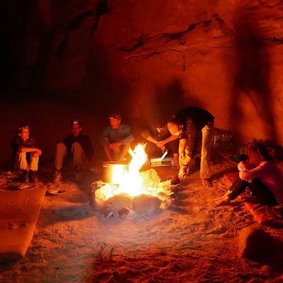 Bivouac à Barrah Canyon