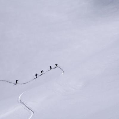 Troisième jour, montée sur un sommet à l'ouest de la Cima Marmotta au-dessus du refuge Martello