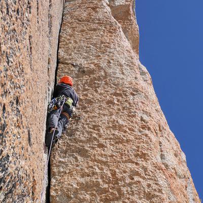 Arnaud dans le dièdre Desmaison