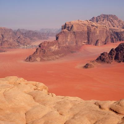 Le massif de l'Ischrin depuis le Khazali