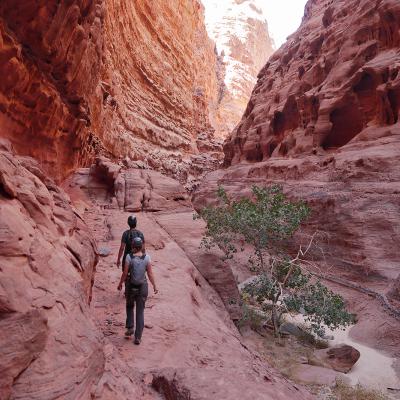 Descente de Khazali Canyon avec Isabelle et Julien
