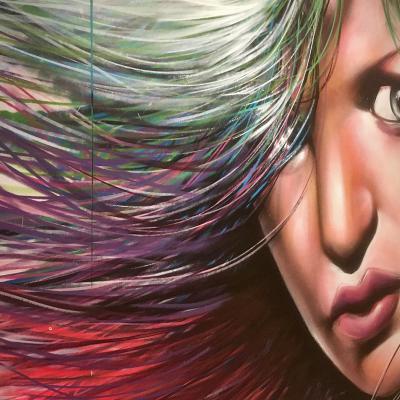 Graff dans un gîte californien
