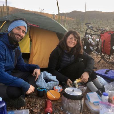 Alexandra et Pierre. Ils sont partis d'Alaska