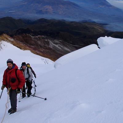 Voie normale du Cayambe