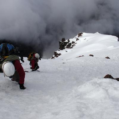 Arête sud de l'Antisana