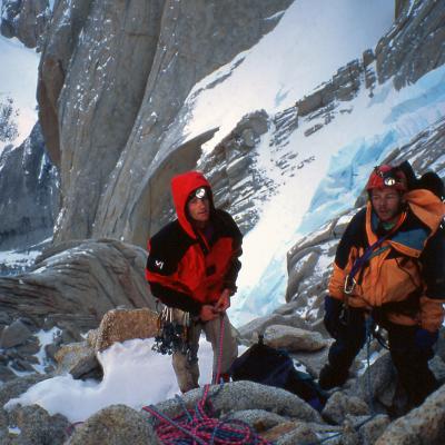 Tentative à la voie Franco-Argentine au Fitz Roy