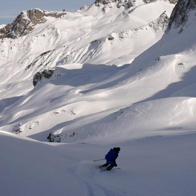 Descente du Pic de Canaourouye vers le Baigt de Houer