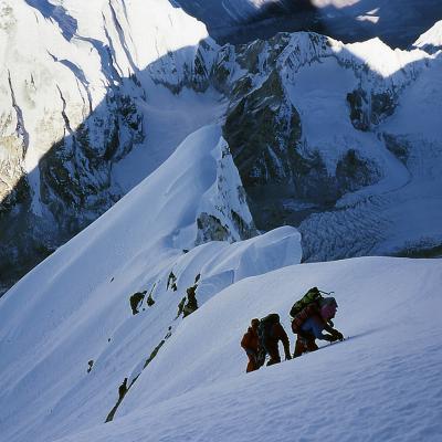 Arrivée au sommet