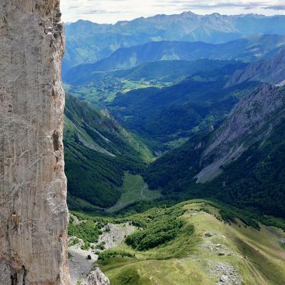 Charles Dubouloz en solitaire dans la voie Zutopistes