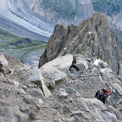 Quelques terrasses et épaules délabrées
