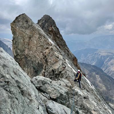 Traversée bien sèche des arêtes 