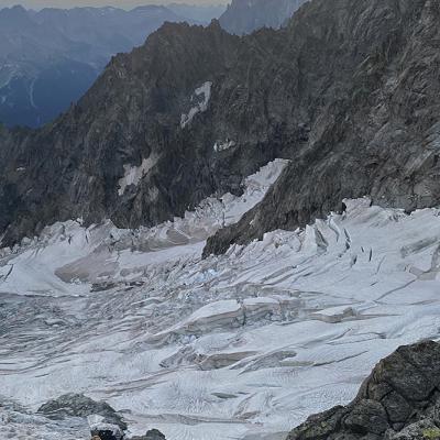 Rappel sur le Rocher du Reposoir