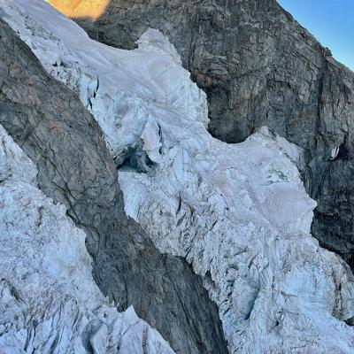 Glacier tourmenté des Jorasses
