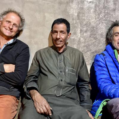 Avec Aouda et Christian
