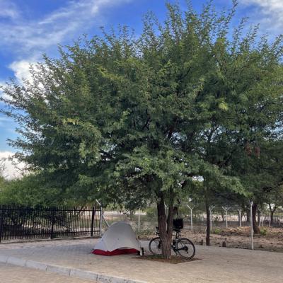Bivouac chez les policiers en Namibie