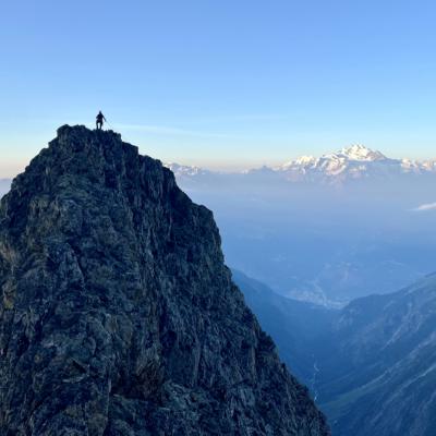 Sur le Pilier Sud du Stockhorn