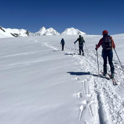 Au col du Breithorn